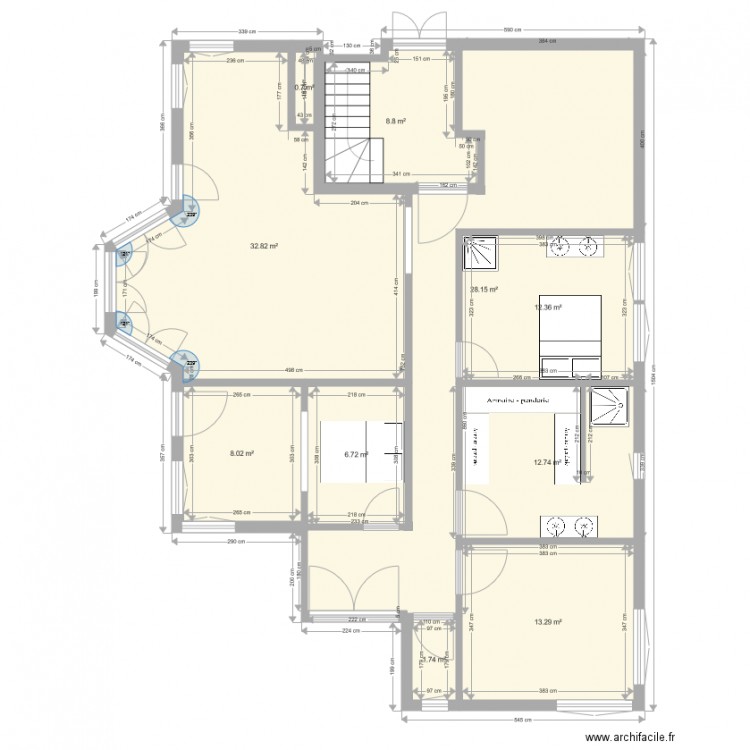 Lot entree etage. Plan de 0 pièce et 0 m2