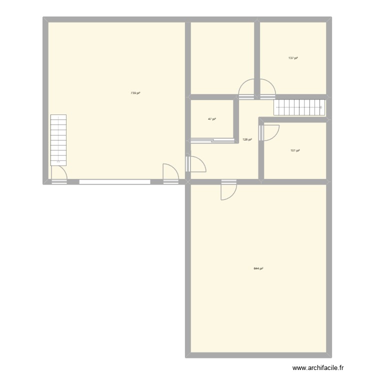 de base 1. Plan de 0 pièce et 0 m2