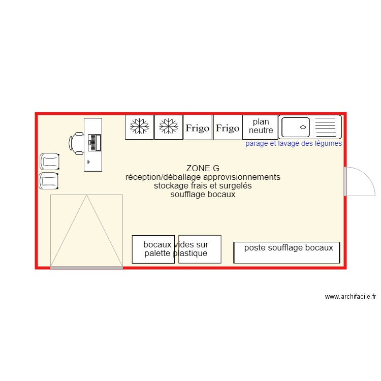 aménagement ZONE G 280119. Plan de 0 pièce et 0 m2