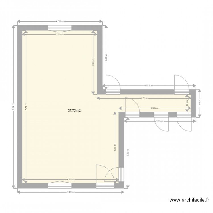 brandy. Plan de 0 pièce et 0 m2