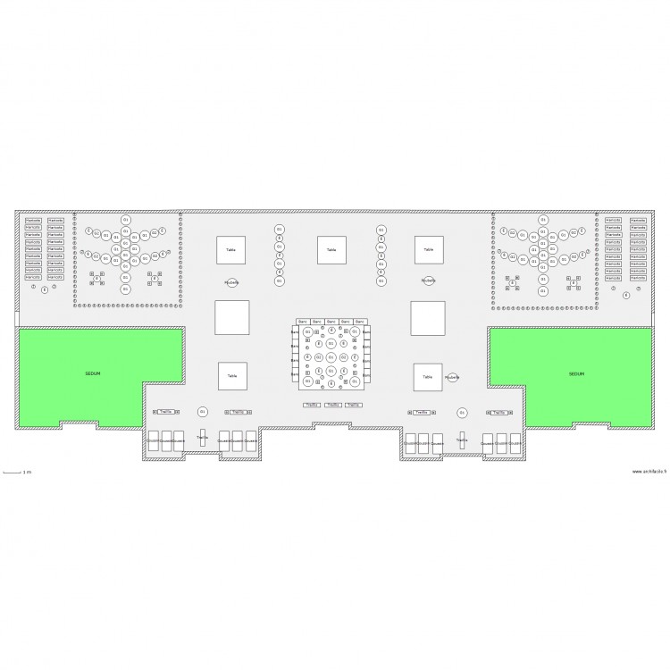 École. Plan de 0 pièce et 0 m2