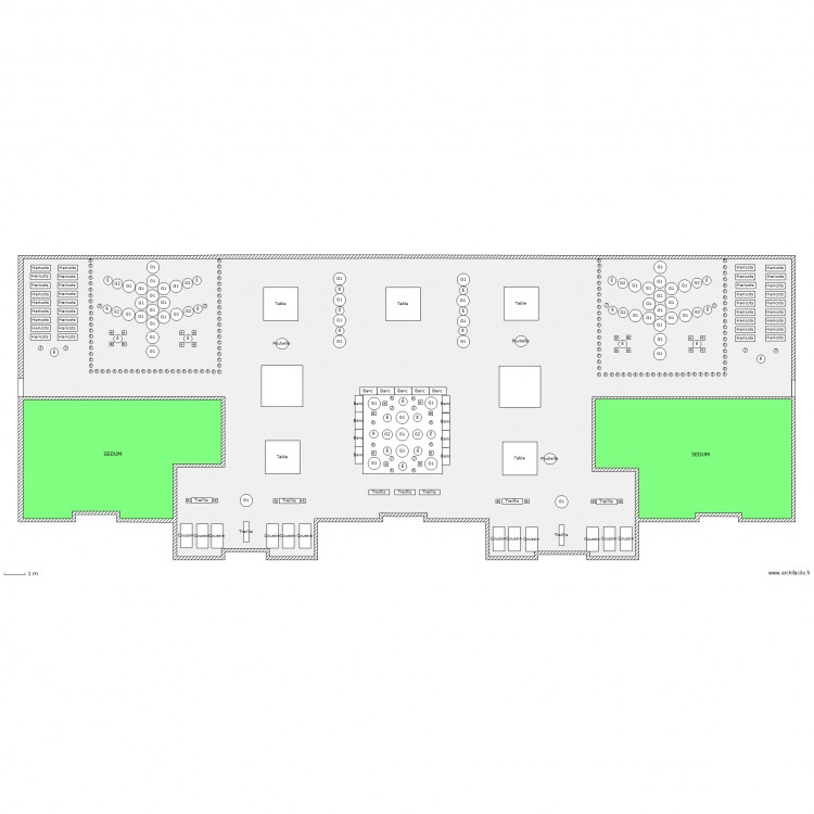 École. Plan de 0 pièce et 0 m2