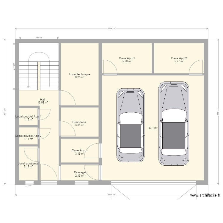 SM STADBREDIMUS RDC V2. Plan de 0 pièce et 0 m2