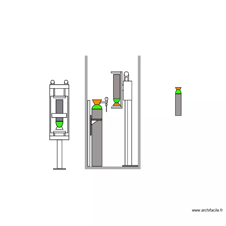 decharge salle ref. Plan de 