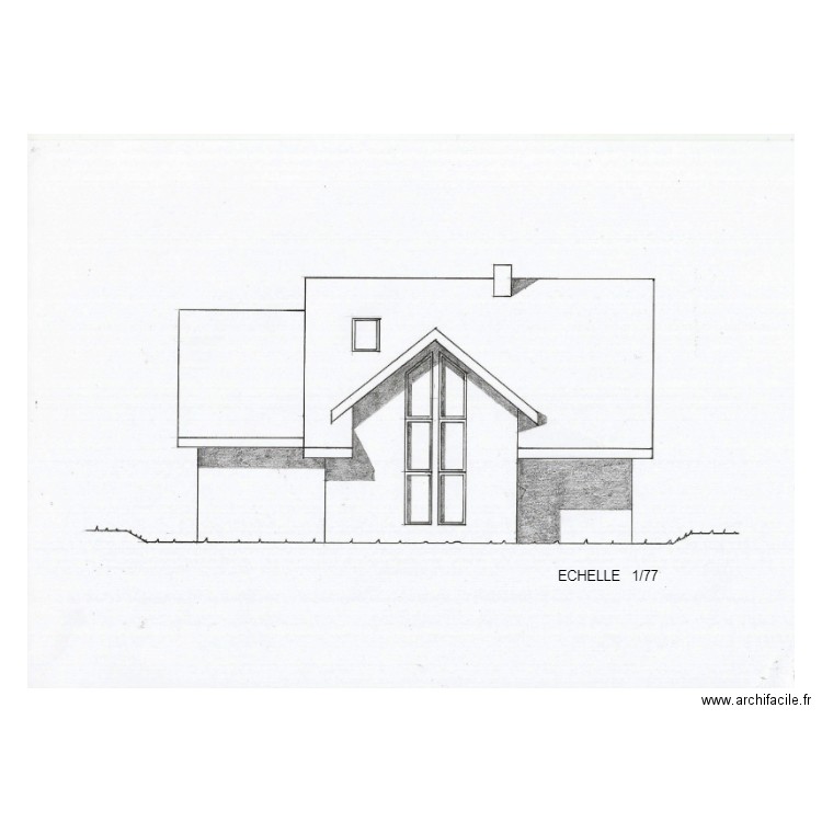 ROZAND   VILLARD  FACADE N E  A. Plan de 0 pièce et 0 m2