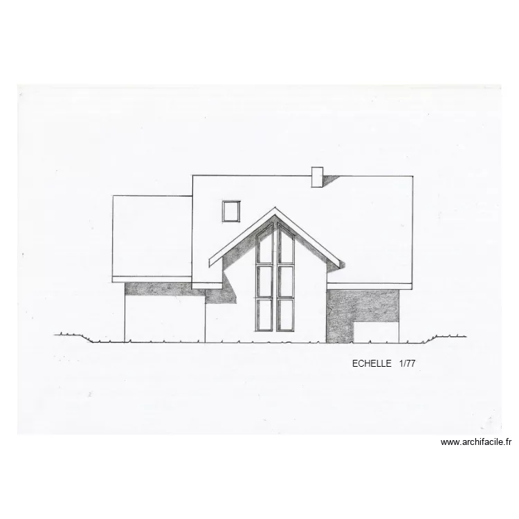 ROZAND   VILLARD  FACADE N E  A. Plan de 