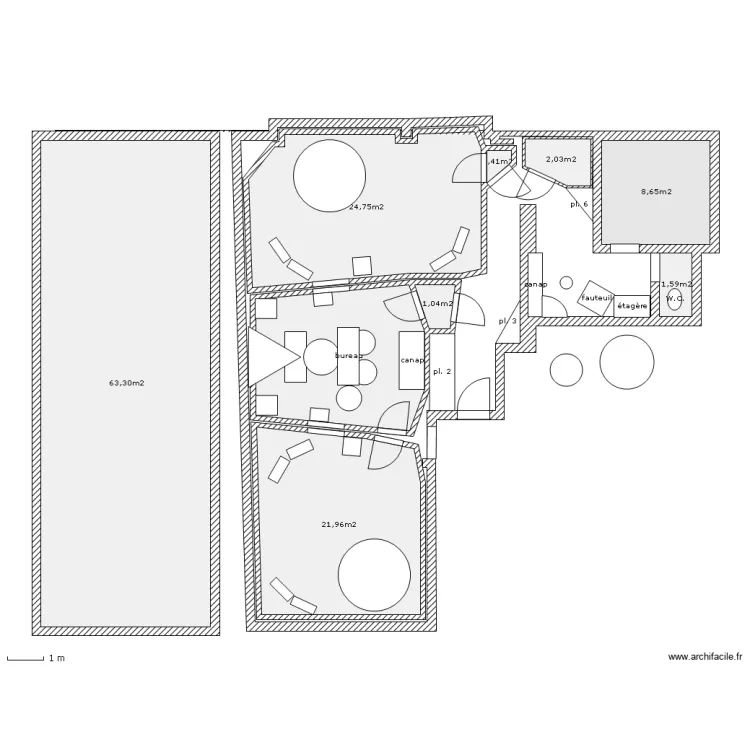 la chambre froide 1.4. Plan de 