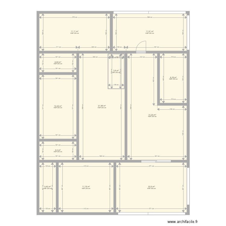 villa aout 06 étage niveau 1. Plan de 0 pièce et 0 m2