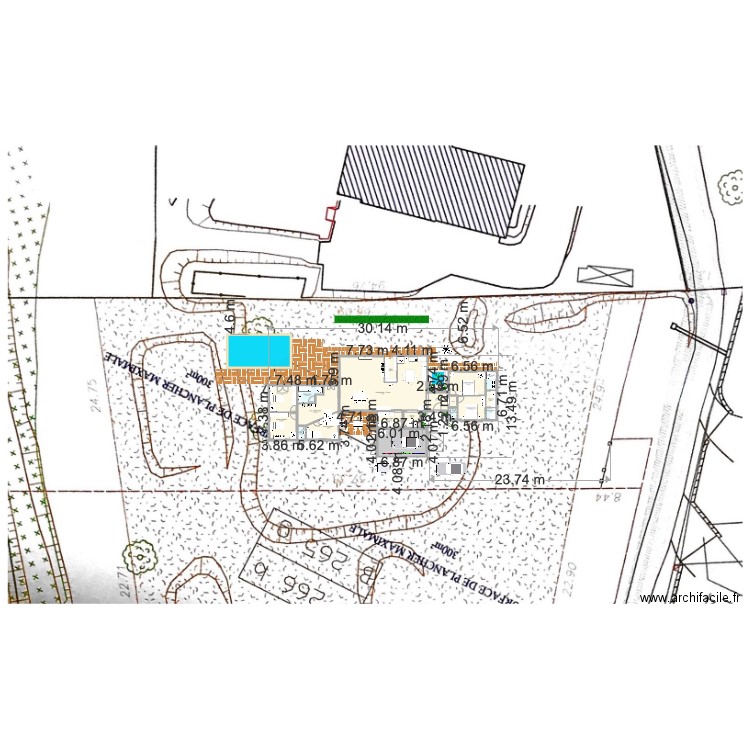 plan forcalquier  FOND DE CARTE. Plan de 0 pièce et 0 m2