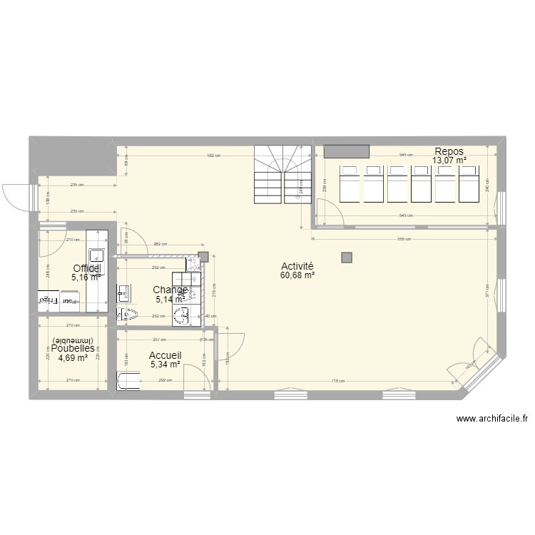 94 Villejuif av republique PROJET V ArL 220422 . Plan de 18 pièces et 162 m2