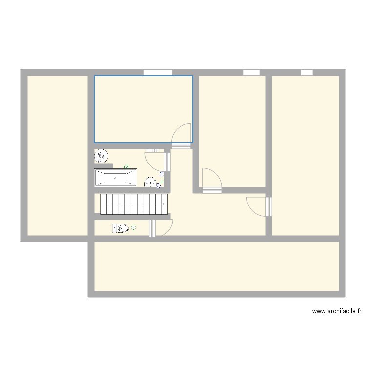 plan elect étage sdb wc. Plan de 0 pièce et 0 m2