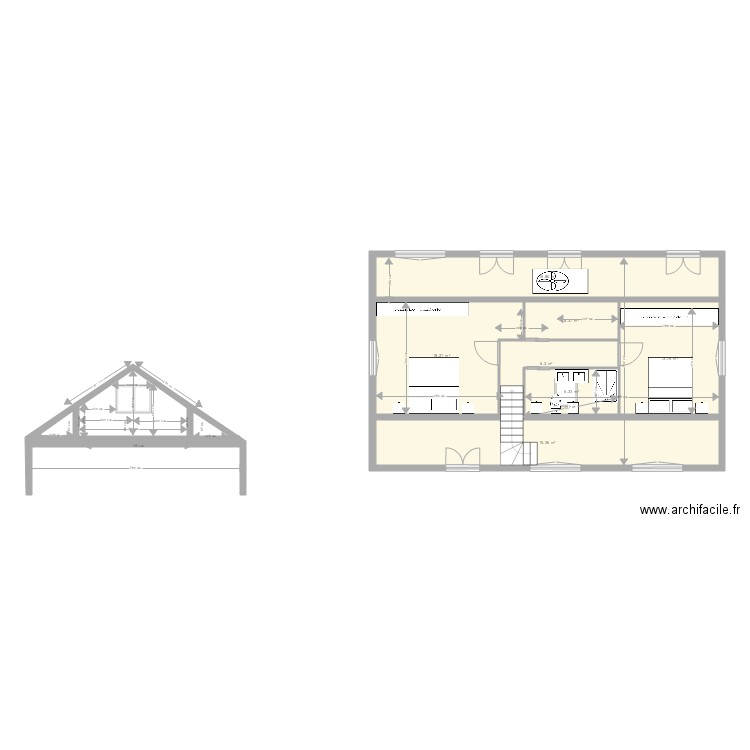 fresnes combles 30032019. Plan de 0 pièce et 0 m2