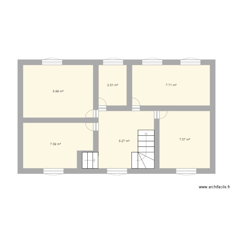 1er étage. Plan de 0 pièce et 0 m2