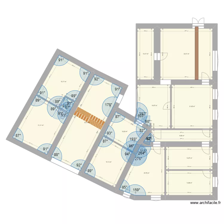 MONTIGNY Sc&eacute;nario. Plan de 