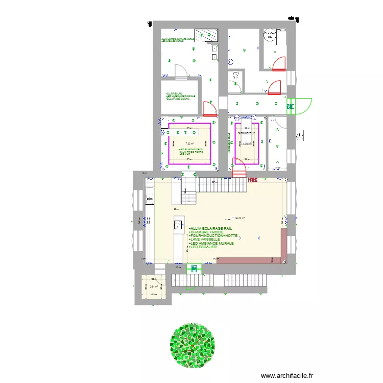 POUMAY CAVE PLAN ELECTRIQUE 3. Plan de POUMAY CAVE PLAN ELECTRIQUE 3. Plan de