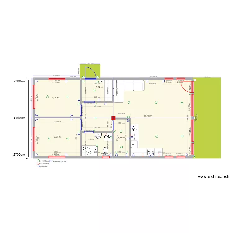 barn2 отзеркаленный эл. Plan de 