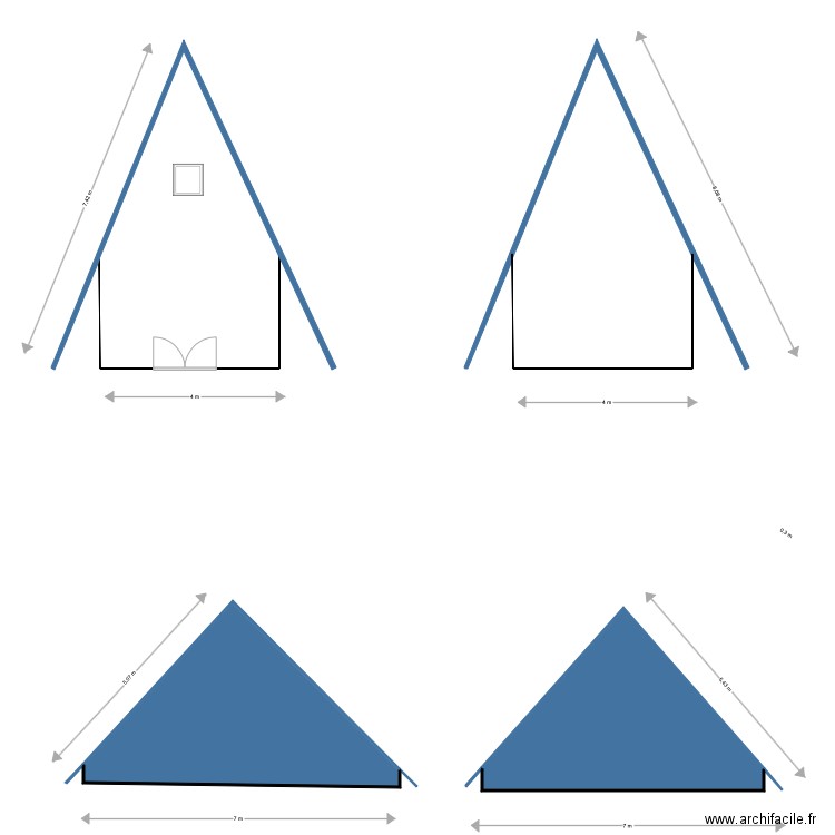 PC 5. Plan de 2 pièces et 29 m2