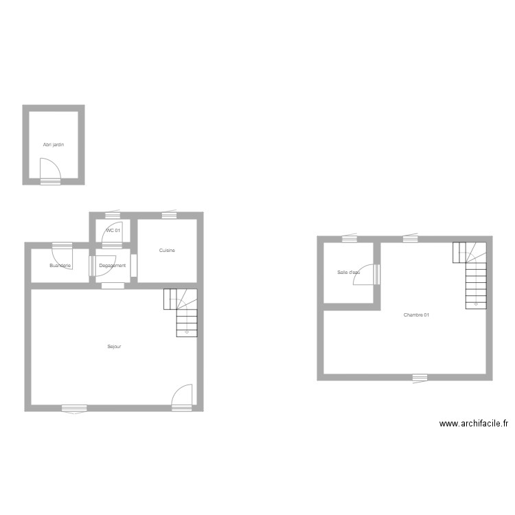 350601124. Plan de 8 pièces et 78 m2