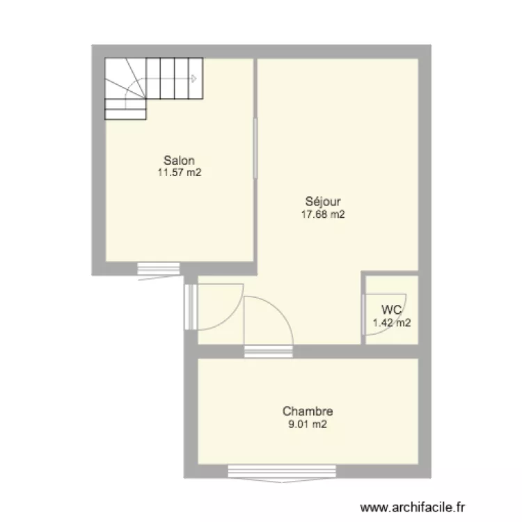 plan PAYRE YVETTE etage. Plan de 