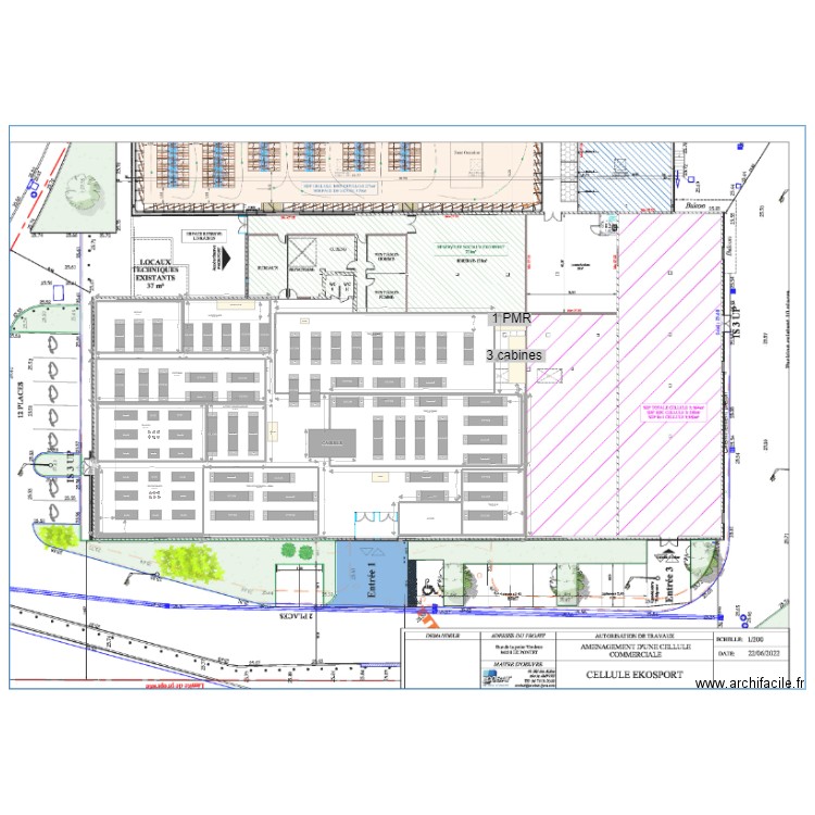 LE PONTET MAJ 9. Plan de 11 pièces et 870 m2