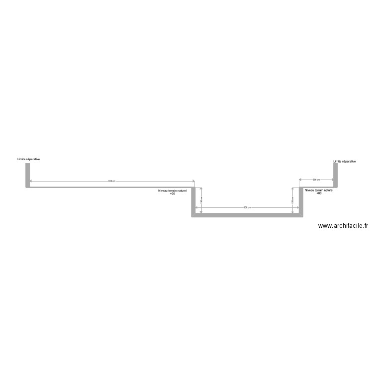 COUPE PISCINE. Plan de 0 pièce et 0 m2