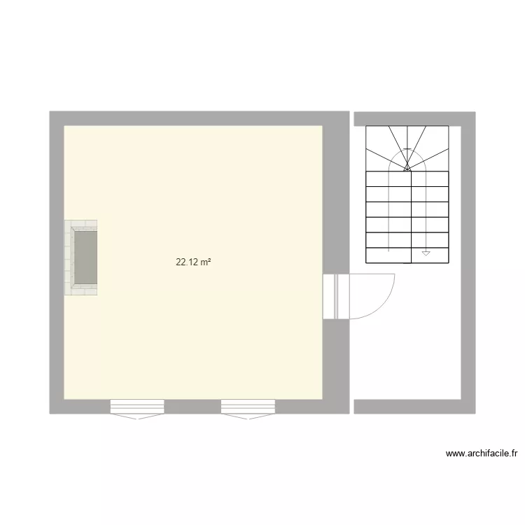 Chambre 1er &eacute;tage Marina. Plan de 