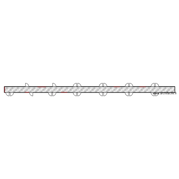 HABILLAGE COULOIR RDC. Plan de 0 pièce et 0 m2