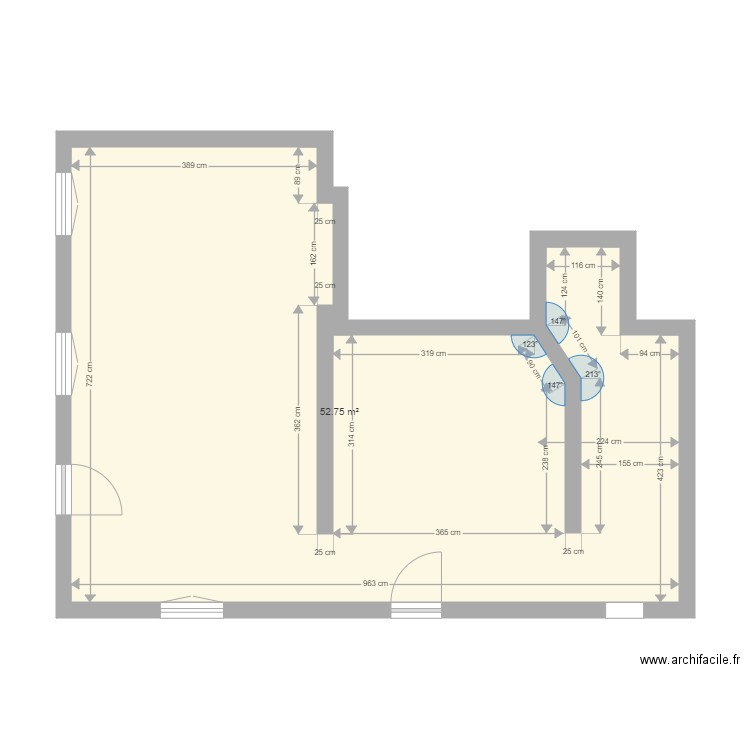 Maison Gauche Alain. Plan de 0 pièce et 0 m2