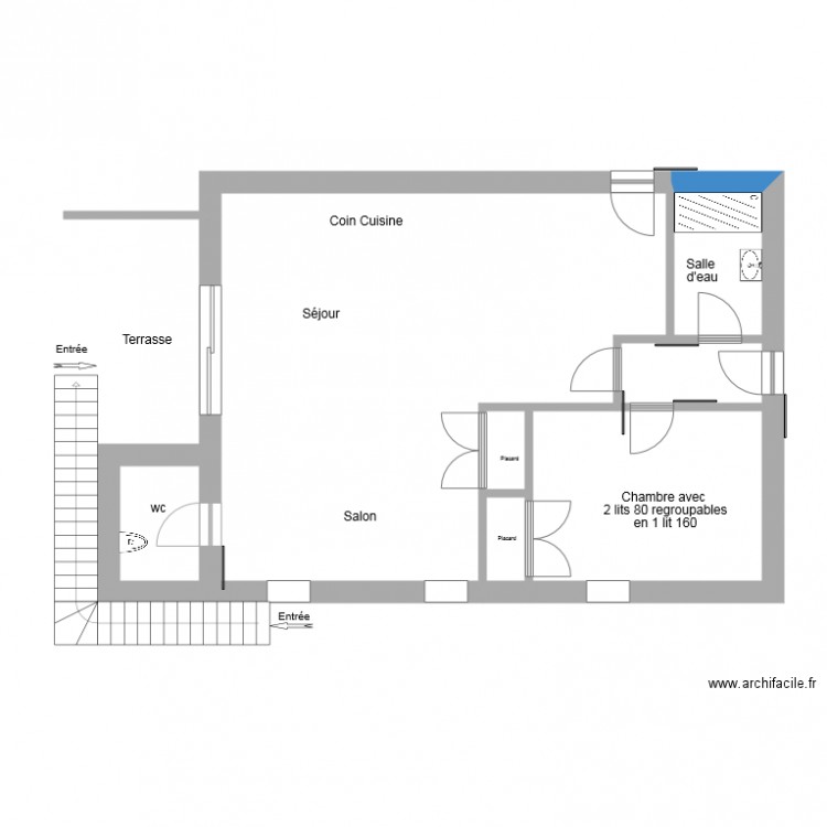 Plan gîte 5162. Plan de 0 pièce et 0 m2