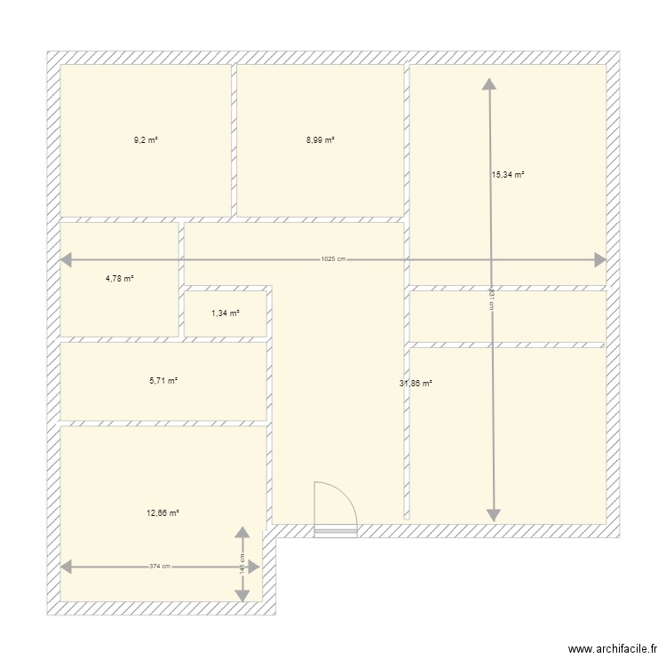 VOCANSON PLAN 1IER. Plan de 0 pièce et 0 m2
