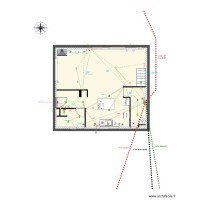 Maison rdc électricité  Circuit lumière 