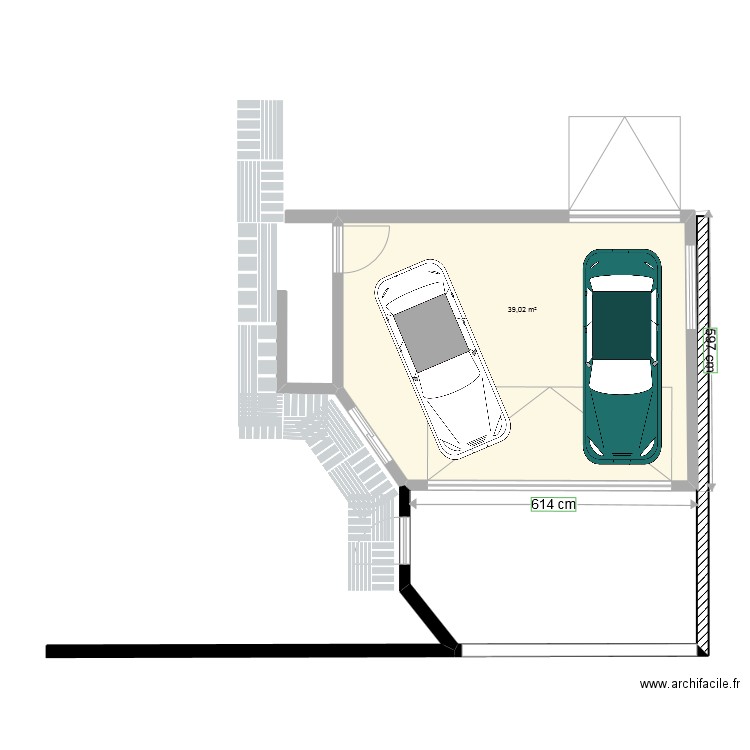 nouveau plan garage. Plan de 1 pièce et 39 m2