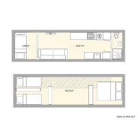 tiny chambre parents et 2 petits etage 