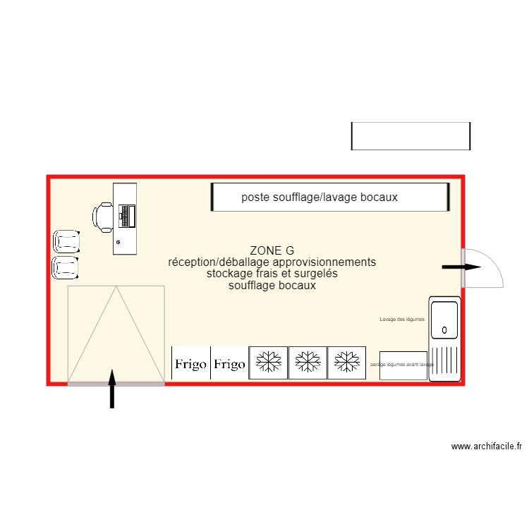 aménagement ZONE G 071218. Plan de 0 pièce et 0 m2