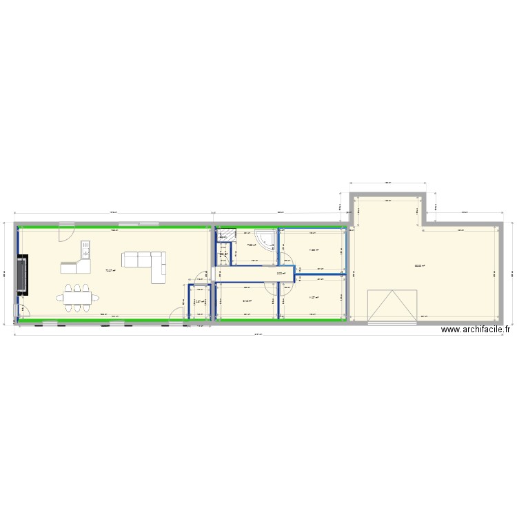 etage chambre. Plan de 0 pièce et 0 m2