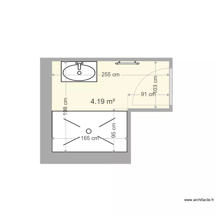 MONCHAL SDB. Plan de 