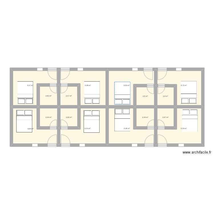 Residence AURILLAC. Plan de 0 pièce et 0 m2