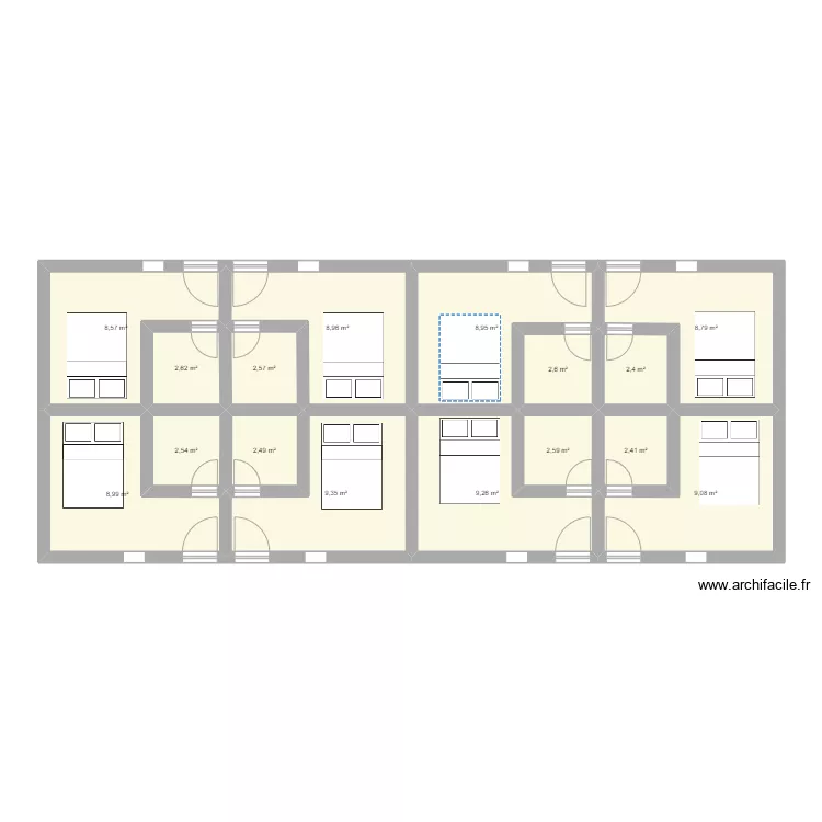 Residence AURILLAC. Plan de 