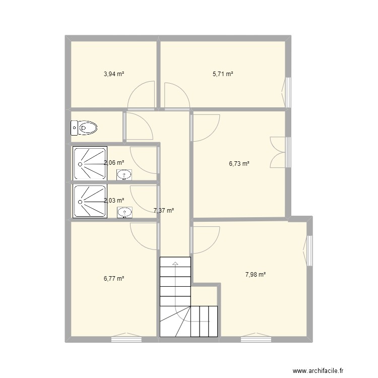 Saint-Luc 1er étage New. Plan de 0 pièce et 0 m2