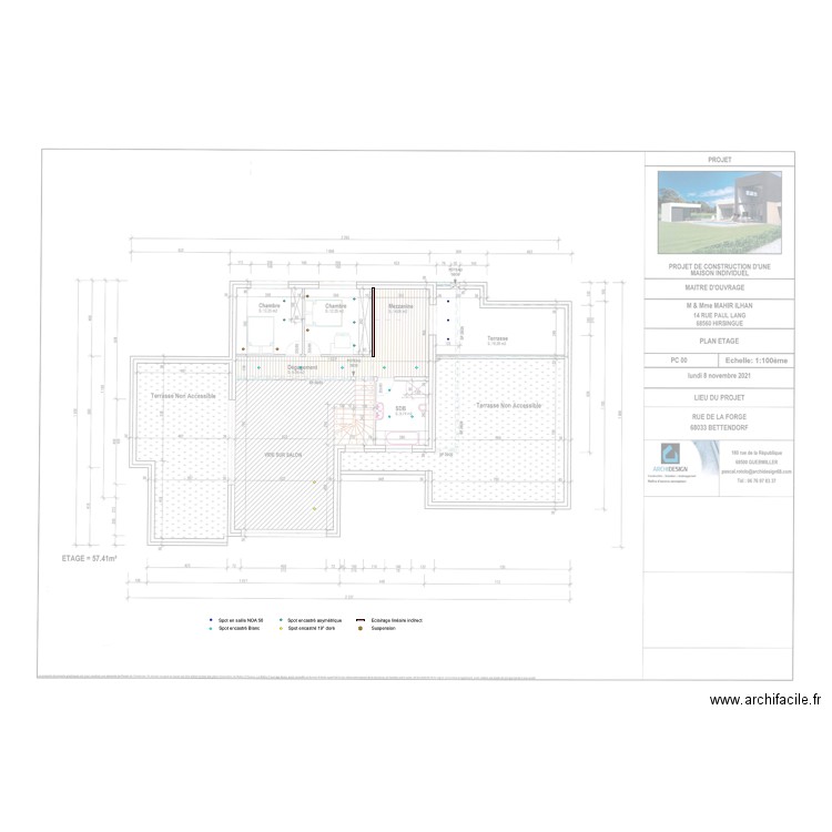 MAHIR Etage. Plan de 0 pièce et 0 m2