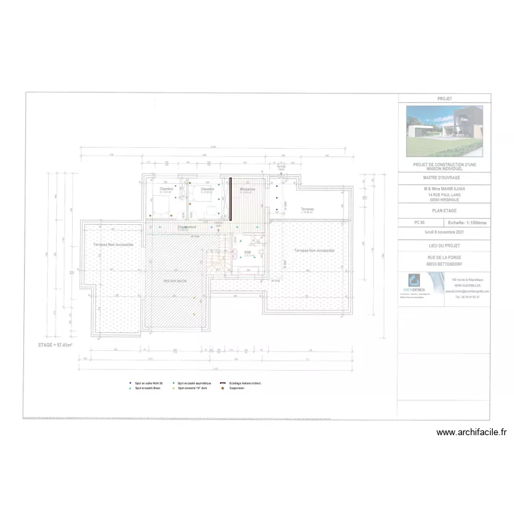 MAHIR Etage. Plan de MAHIR Etage. Plan de