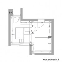 Aménagement de chambre  PARENTALE ACCES SDB 