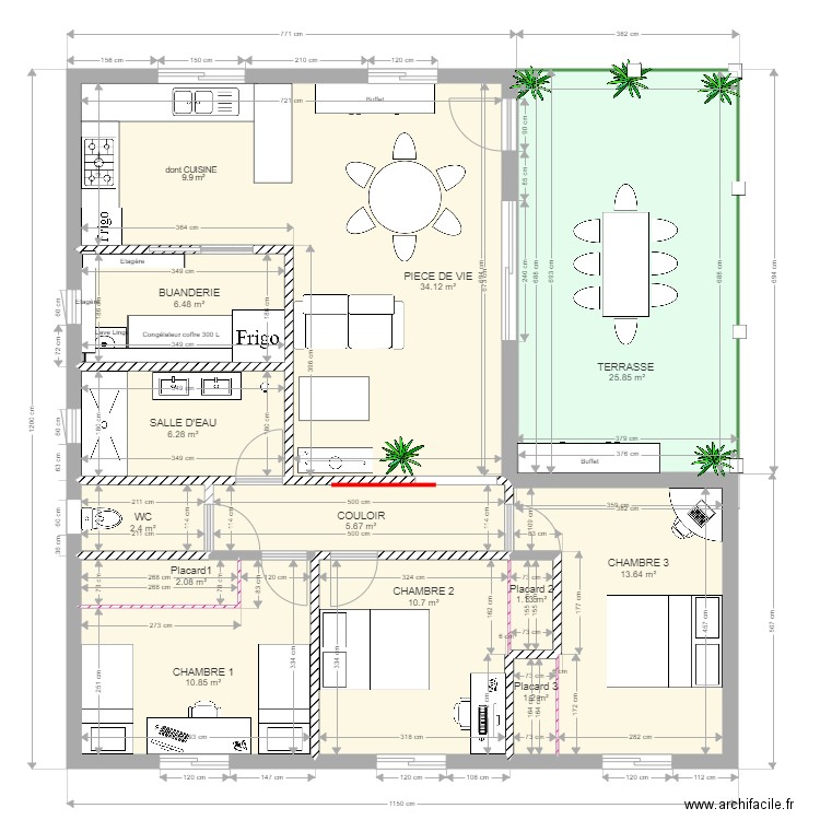 plan. Plan de 0 pièce et 0 m2