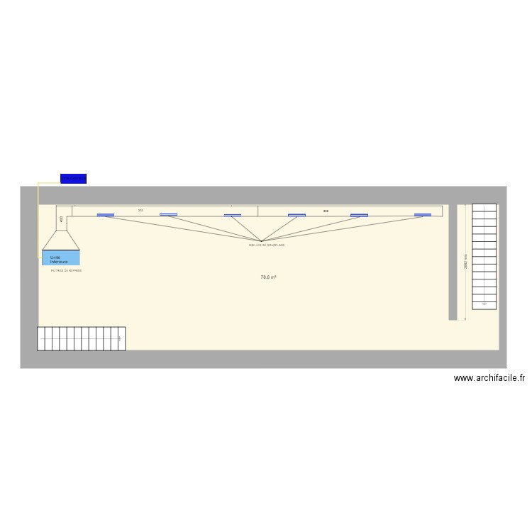 MEZZANINE L EXIT. Plan de 0 pièce et 0 m2