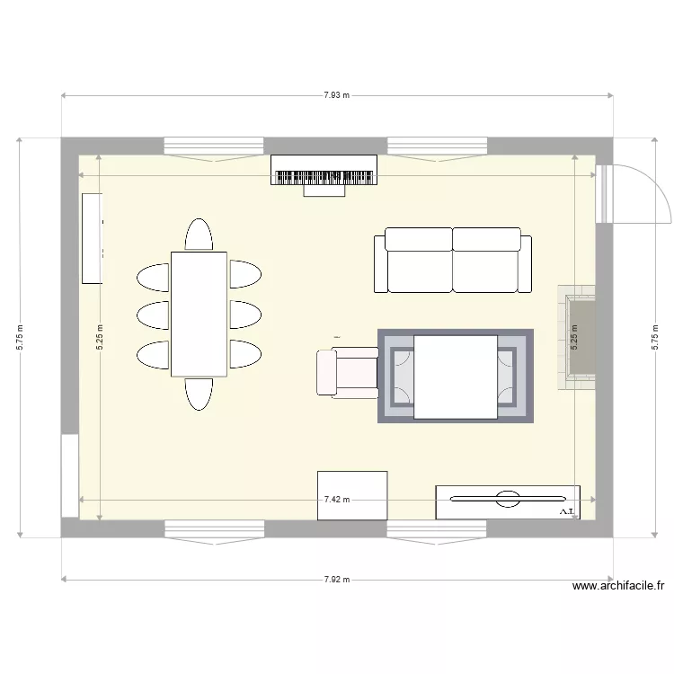 salon st crepin v6. Plan de 