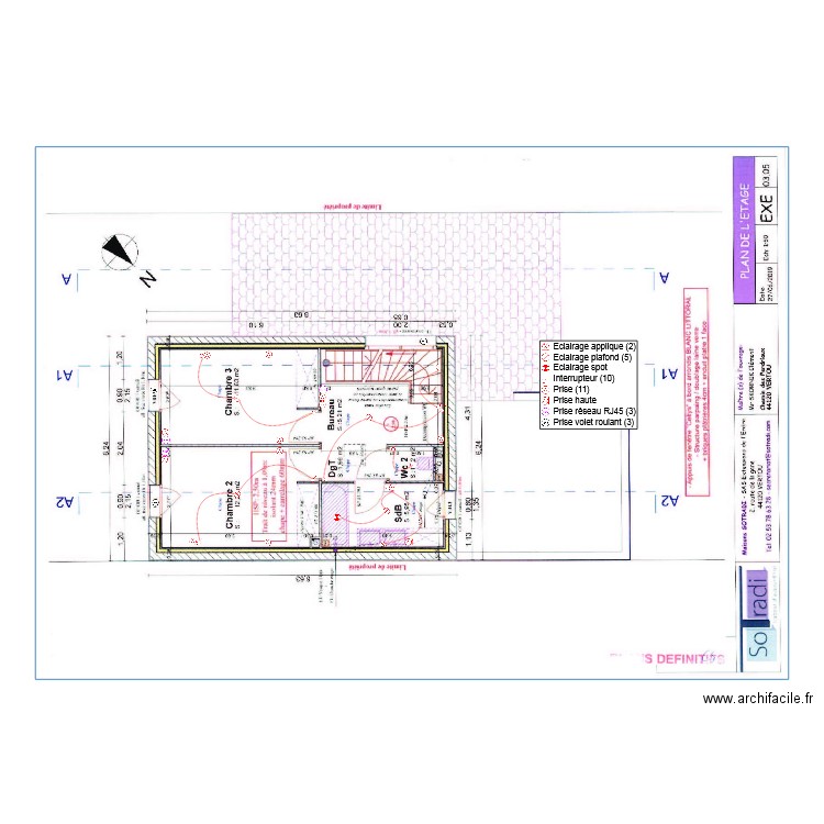 skornik etage elec. Plan de 0 pièce et 0 m2