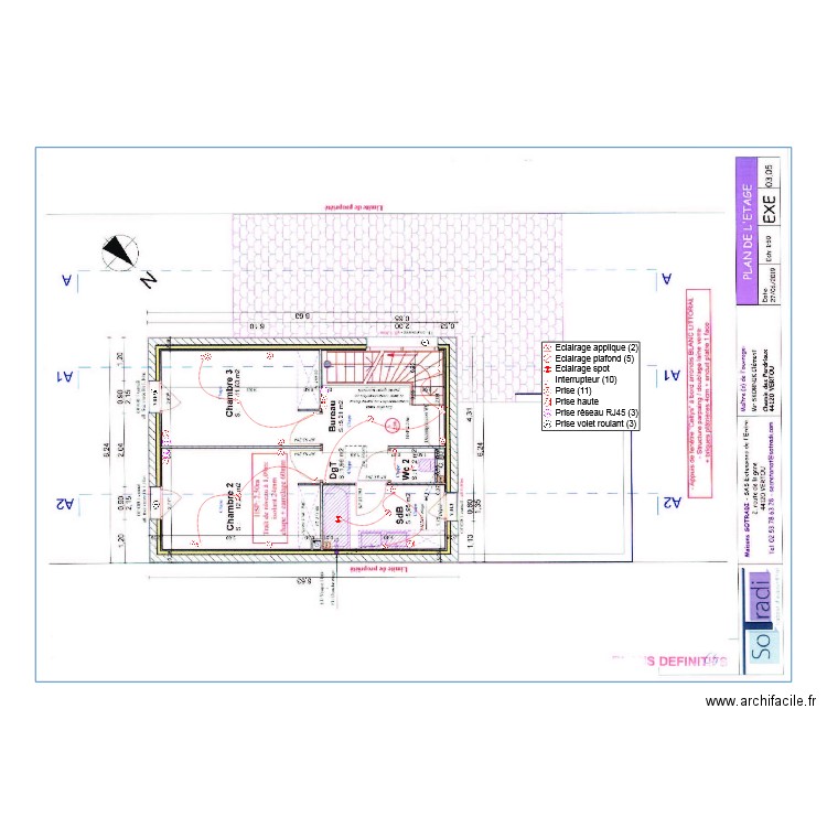 skornik etage elec. Plan de 0 pièce et 0 m2