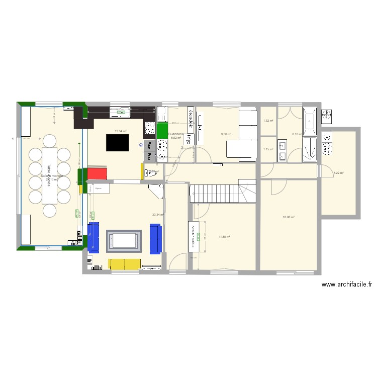 buanderie 4. Plan de 0 pièce et 0 m2