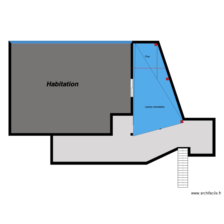 Vue dessus V5. Plan de 0 pièce et 0 m2