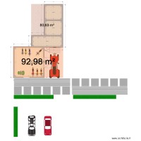 carport  avec  2 boxes
